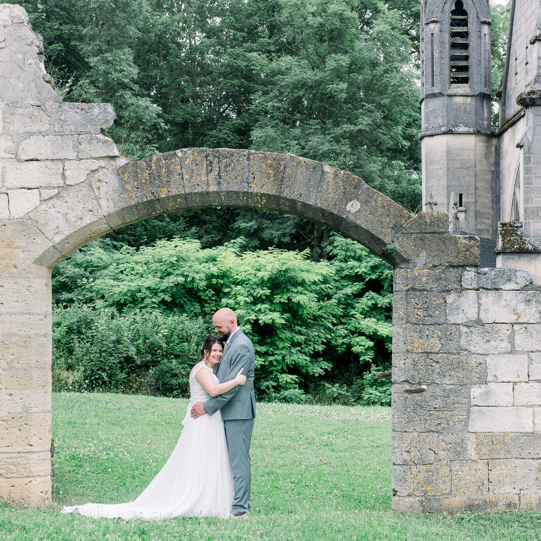 photo couple à la porte de France